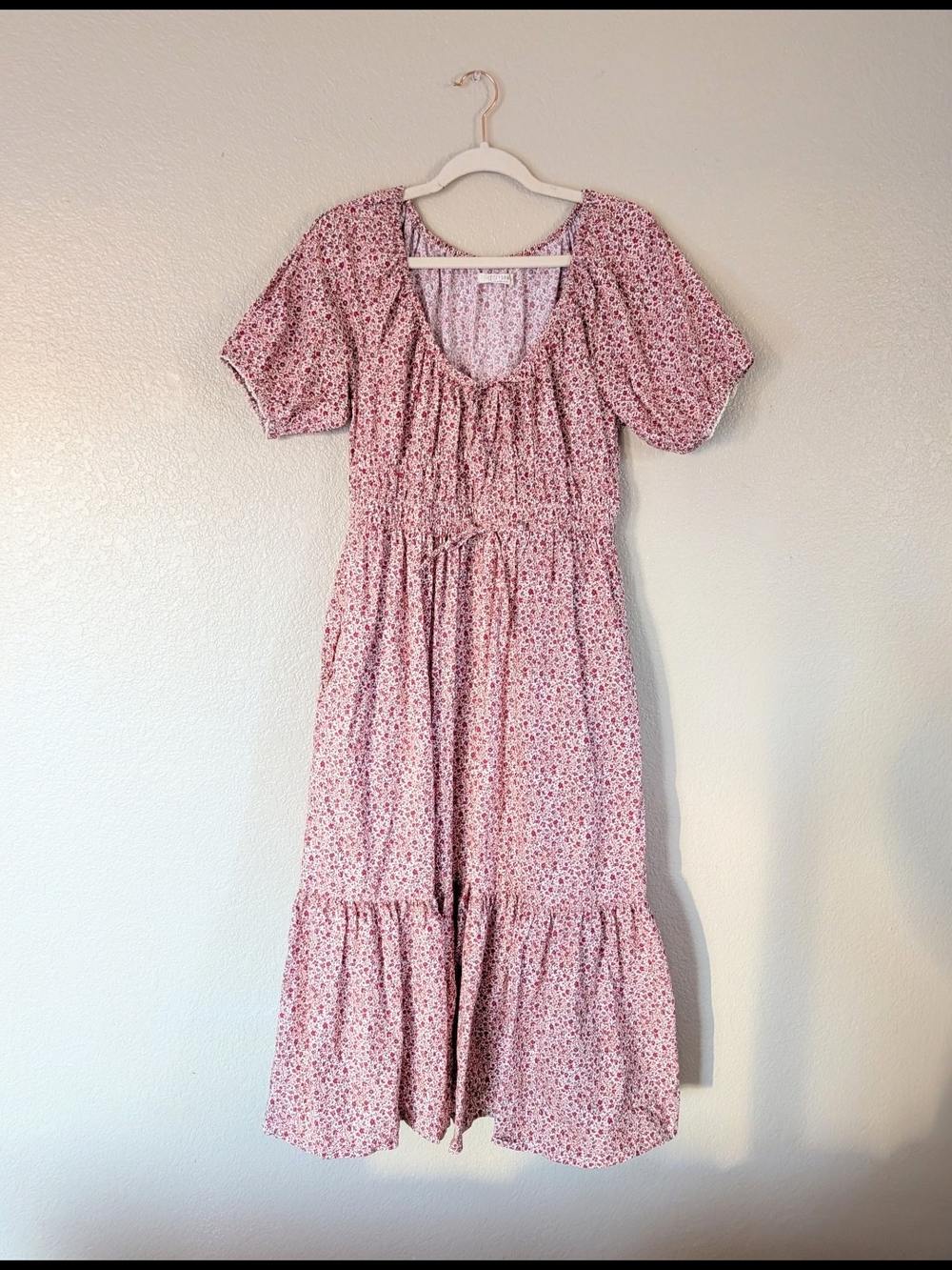 Christy Dawn Brynne Dress In Maroon Calico